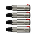 Conector P10 1/4 Femea Linha Trs Wc 197 Wireconex 04 Unidades