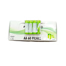 Caixa Com 60 Pilhas Aa Zinco Flex