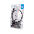 Fone De Ouvido Headset P2 C/ Microfone Office F-024 Preto Hoopson