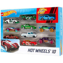 Hot Wheels Die-cast Pack Com 10 Carrinhos