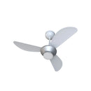 Ventilador De Teto Inverter Mistral Led C/ Controle Bivolt Cinza/branco Ventisol