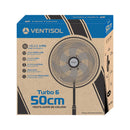 Ventilador Coluna Turbo 50cm 6p 220v Preto Ventisol