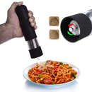 Moedor De Sal E Pimenta Elétrico Especiarias Aço Inoxidável