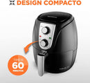 Fritadeira Sem Óleo Air Fryer Mondial AF-34 3,2L 1500W 220V Preto/Inox