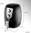 Fritadeira Sem Óleo Air Fryer Mondial AF-34 3,2L 1500W 220V Preto/Inox