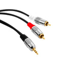 Cabo P2 Stereo 02 Rca Metal 10m Storm