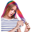 Kit Make Brinq Mechas Coloridas + Adesivos De Unhas