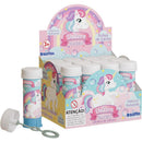 Bolha De Sabão Unicórnio 60ml Caixa Com 12 Unidades