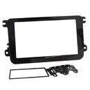 MOLDURA FIAMON 2 DIN VW JETTA/AMAROK/NOVO FUSCA 2012 EM DIANTE/TIGUAN 2007-2010/ GOL G7 BLACK PIANO