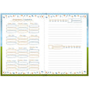 Agenda Permanente Escolar 96 Folhas105x148mm Pacote Com 05