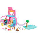 Barbie Family Chelsea Trailer De Camping 2 Em 1