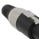 Conector Macho Para Cabos 4 Polos Spk Metal Storm 10 Unidades