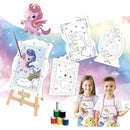 Brinquedo Para Colorir Unicórnios - Super Kit Com 4 Telas