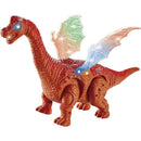 Dinossauro Dino Com Asas Brilhantes Sem Som - 28cm