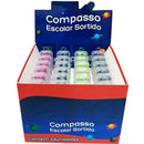 Compasso Escolar 4 Cores Caixa Com 24