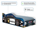Cama Carro De Polícia Kids Solteiro