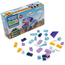Brinquedo Para Montar Dino Mini Blocos Display Com 12 Unidades