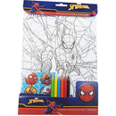 Brinquedo Para Colorir Kit Pintura Spider-man 26x19cm - 20 Peças