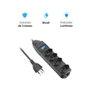 Protetor De Linha 4 Tom. 2p+t Cabo 1,5m Elgin