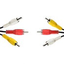 CABO DE ÁUDIO/ VÍDEO EVUS 3RCA + 3RCA M/ M C-060 1,50M