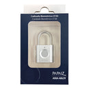 Cadeado Digital Com Biometria 30mm Prata Cf30 Papaiz