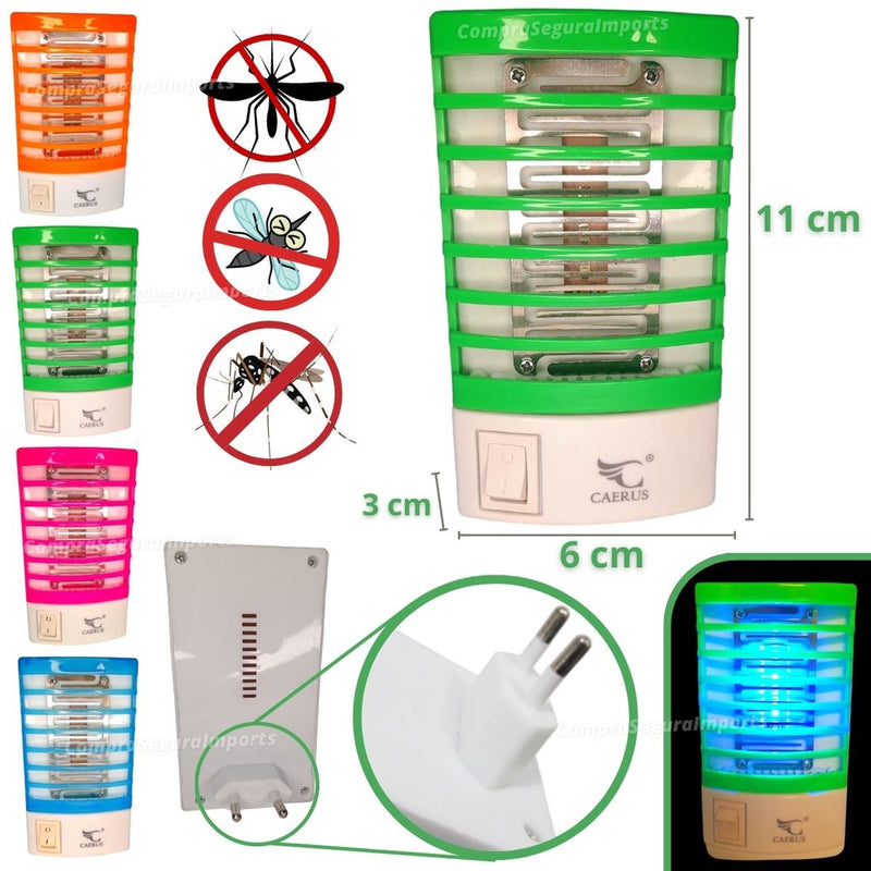 Mata Mosquito Insetos Abajur Luminária Eletrônico Repelente