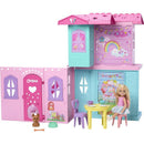 Barbie Family Casa Da Chelsea Transformável Com Acessórios E Boneca