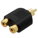 Adaptador Rca Para 2 Rca Gold Storm 5 Un