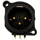 Kit 04 Conectores Xlr Macho P/ Pci 3 Polos Wc 4050 Wireconex