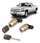 Par De Cilindros Portas Silverado Com Chave