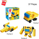 Brinquedo Para Montar Set Construção/polícia 3 Em 1 Sortido (display Com 10)