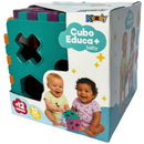 Brinquedo Educativo Cubo Baby Educa Mais Com Blocos