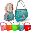 Bolsa Infantil Com Zíper Para Meninas  Borboleta Macio