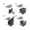 Mini Climatizador De Ar Umidificador Refil P/ Gelo Refrescar Portátil Usb