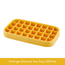 Bandeja Gelo Silicone Com Armazenamento E Tampa 36 Cubos