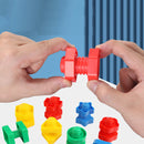 Brinquedo Blocos De Montar Formas Parafuso - Para Encaixar