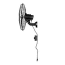 Ventilador de Parede Ventisol Oscilante 50cm Aço Preto Bivolt