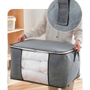 Saco Organizador Bolsa Roupas Cobertas Multifuncional Cinza
