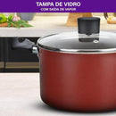 Caçarola Rochedo Facilita Vermelho 20cm - CXM / 4