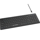 Teclado Sem Fio Office Fortrek KB11 Full Bluetooth Preto