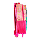 Kit Estojo, Lancheira E Mochila Princesa De Rodinhas Rosa