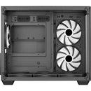Gabinete Gamer Aerocool Dryft Mini Preto Com 6 fans ARGB Lateral Vidro
