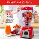 Liquidificador Arno Power Mix Essential LQ18 700W Vermelho 220V