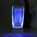 Relogio Digital De Mesa Despertador Calendario Luz Led
