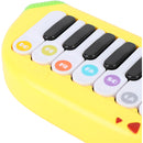 Mini Teclado Infantil Musical Macaquinho Interativo  Amarelo