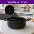 Caçarola Rochedo Robusta Grafite 20cm - CXM / 4