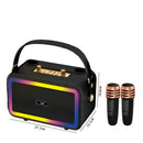 Caixa De Som Karaokê Microfone áudio Bluetooth Potente