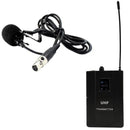 Sistema de Microfone Duplo Sem Fio Com Headset Leson LS962 Preto