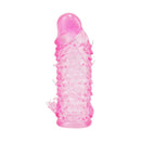 Capa Peniana Extensora Com Textura 15cm Cod:1026 Cor:rosa