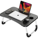 Mesa para Notebook Portátil Fortrek Lapdesk com Gaveta Embutida Preto